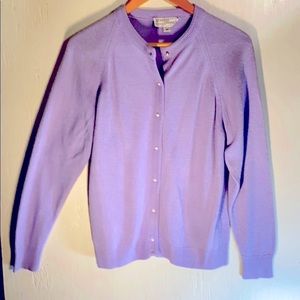 Vintage Designers original lavender wool sweater